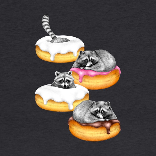 A Raccoon's Doughnut Fantasy by PerrinLeFeuvre